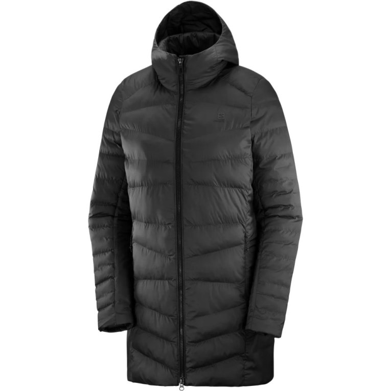 Chaquetas Aislantes Salomon Essential Xwarm Long Mujer Negros | MX PDCB349